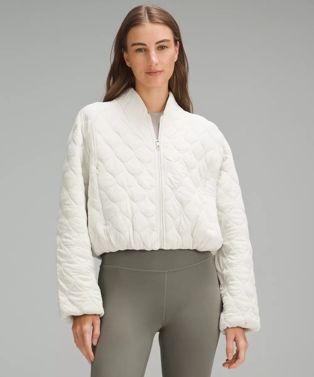 Quilted Bomber Jacket